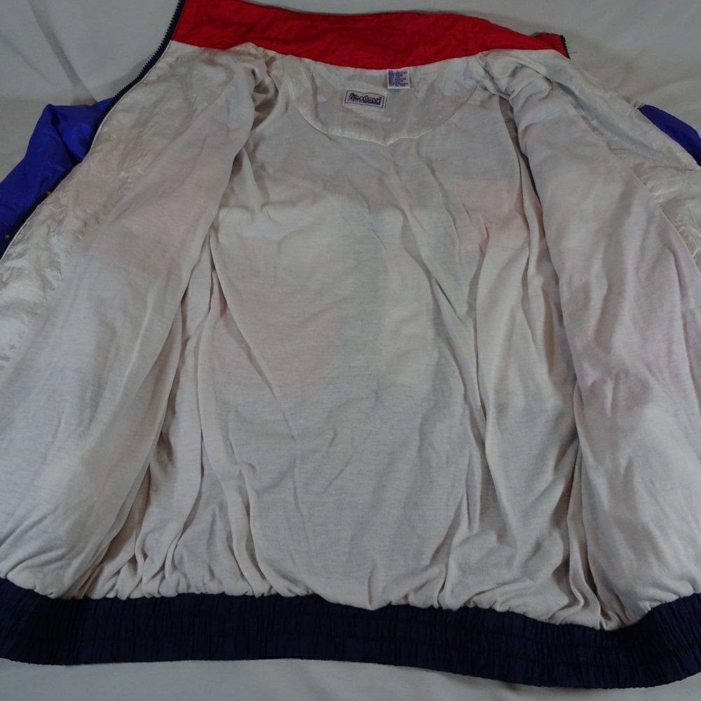 Vintage 90s MacGregor Colorful Full Zip Jacket with Pockets Size L - Picture 5 of 8